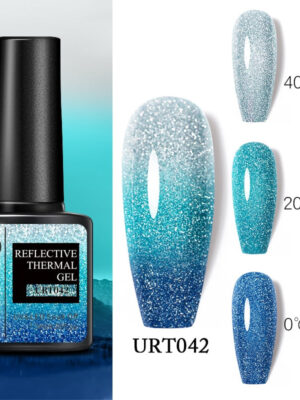 Beauty Reflective Thermal Gel Nail Polish Semi Permanent Soak